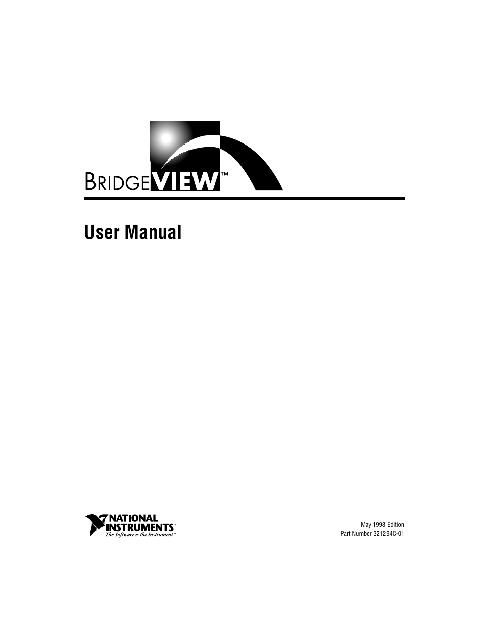 National Instruments BridgeVIEW User Manual | 455 pages