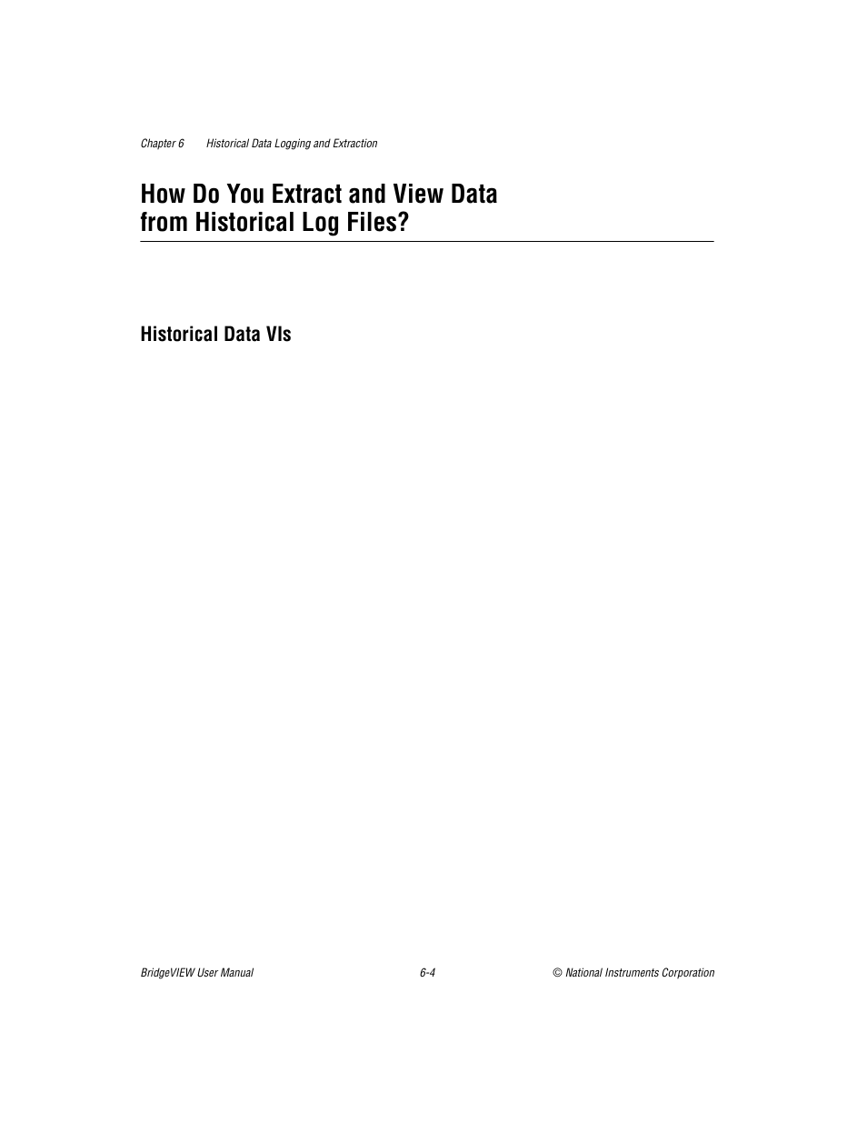 Historical data vis, Historical data vis -4 | National Instruments BridgeVIEW User Manual | Page 155 / 455