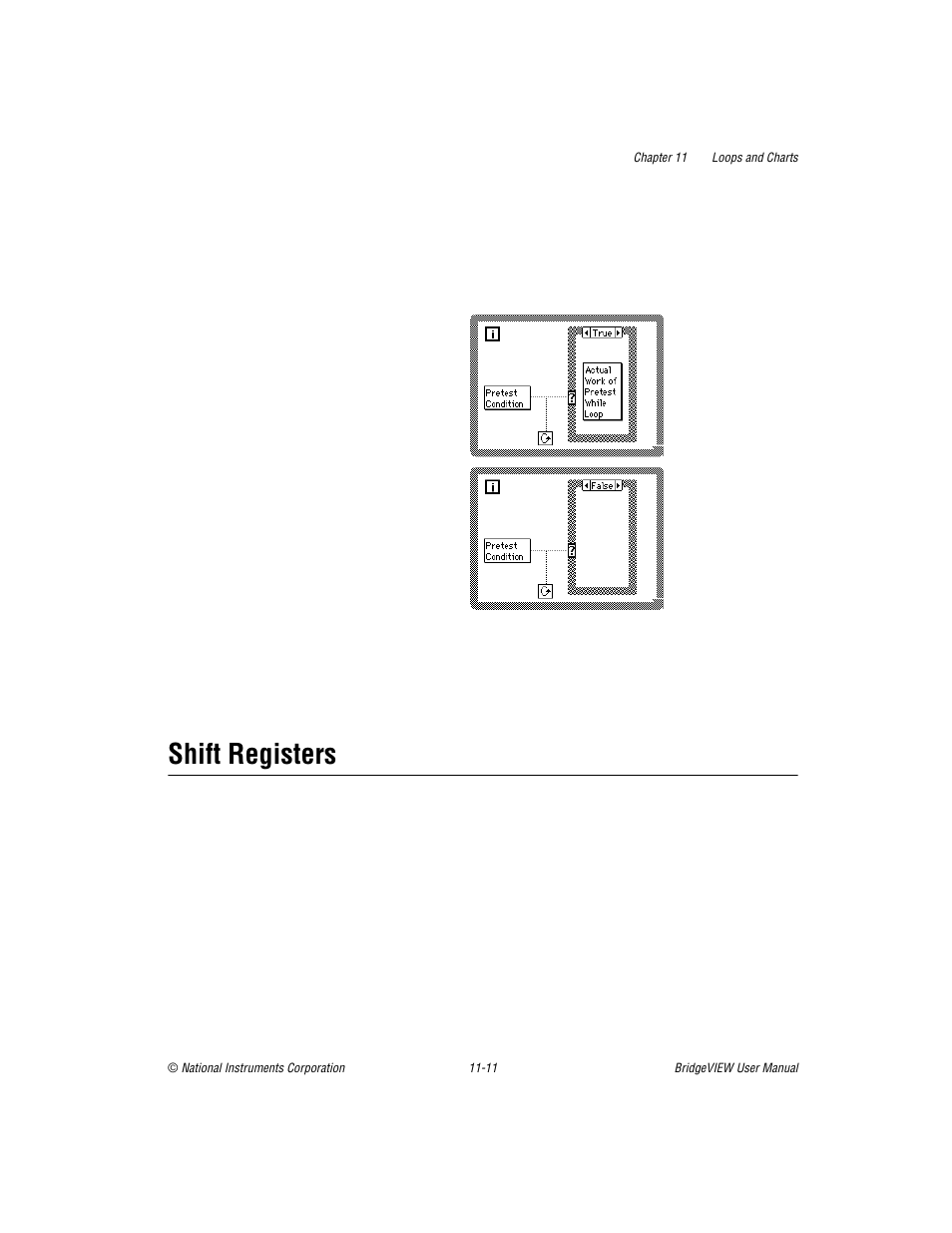 Shift registers, Shift registers -11 | National Instruments BridgeVIEW User Manual | Page 250 / 455