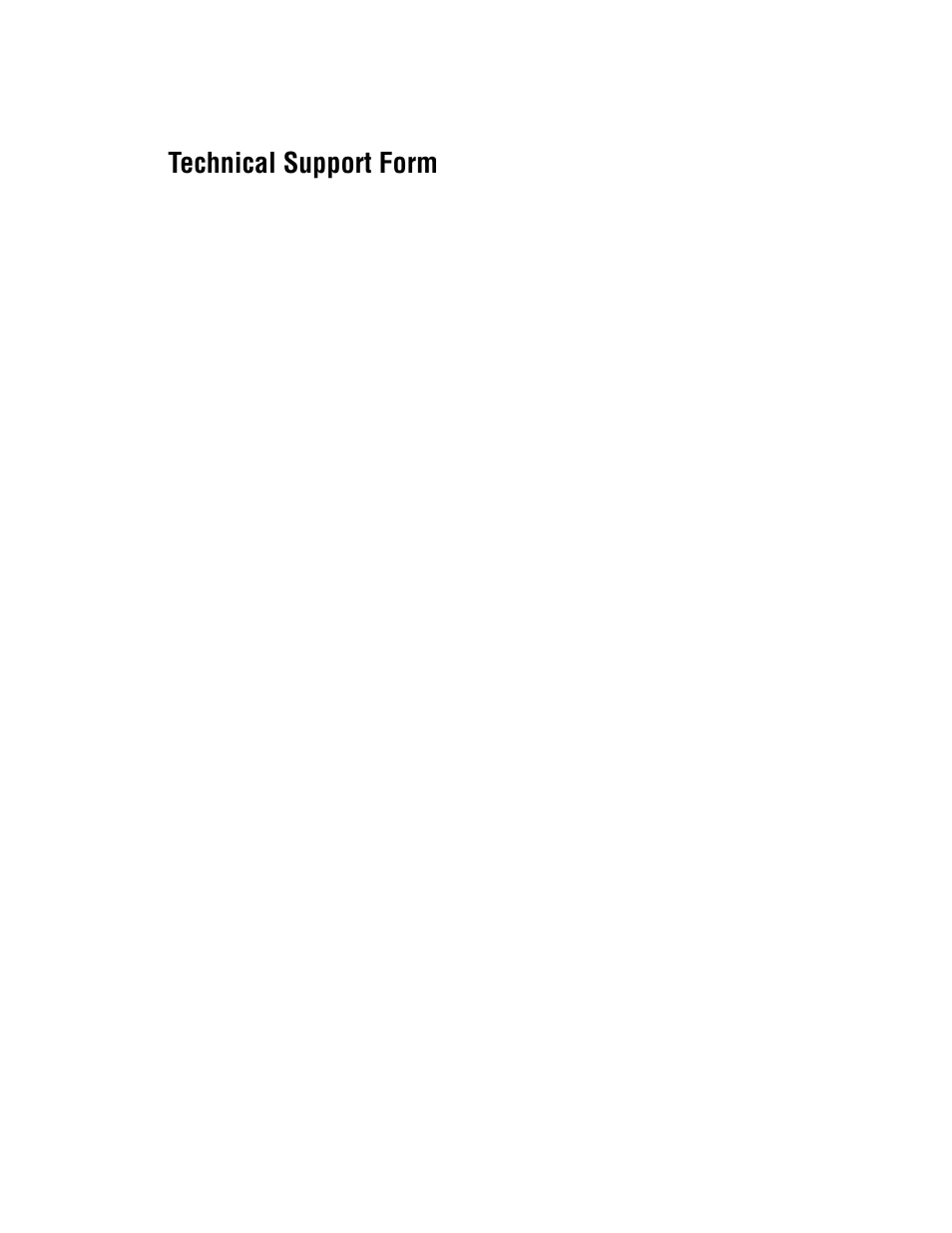 Technical support form | National Instruments BridgeVIEW User Manual | Page 422 / 455