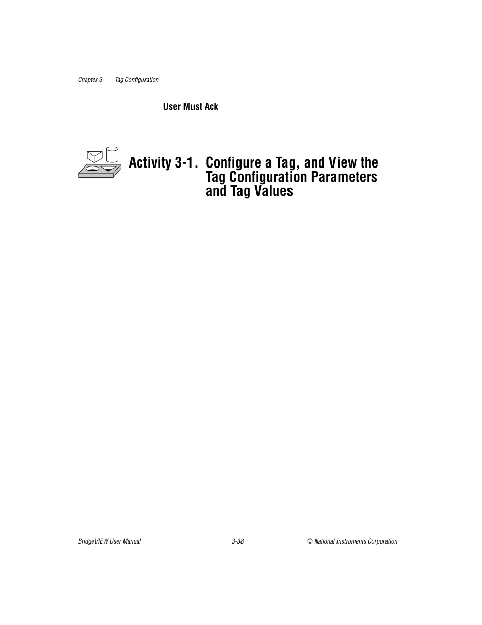 User must ack -38, Activity 3-1, Y 3-1 | National Instruments BridgeVIEW User Manual | Page 96 / 455