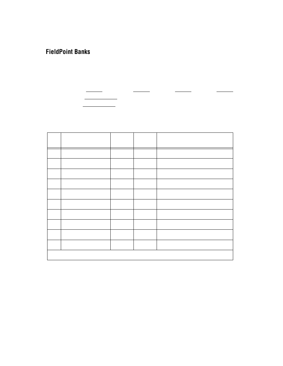 Fieldpoint banks | National Instruments FP-1001 User Manual | Page 42 / 50
