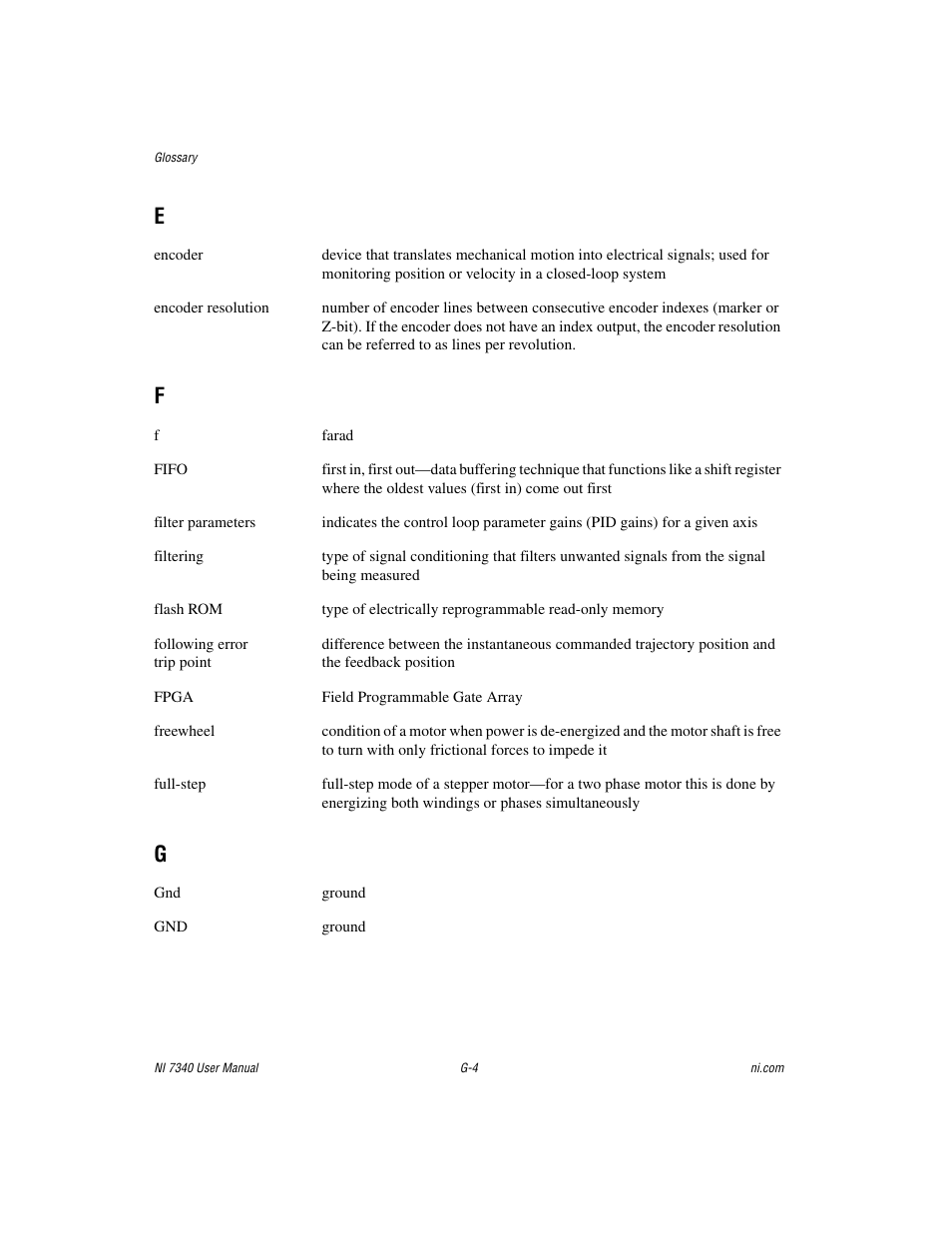 National Instruments 7340 PCI User Manual | Page 59 / 67