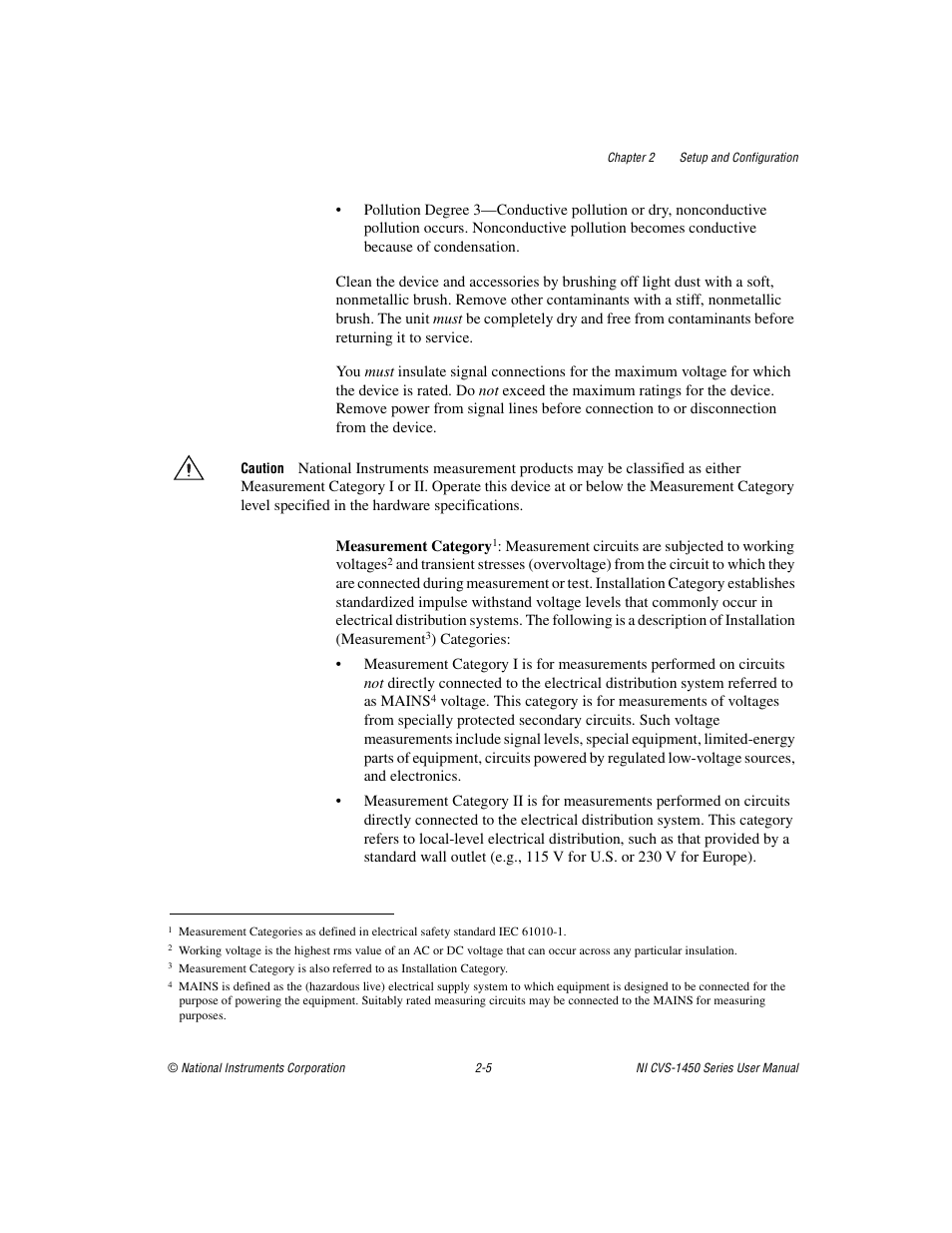 National Instruments NI CVS-1450 Series User Manual | Page 19 / 91