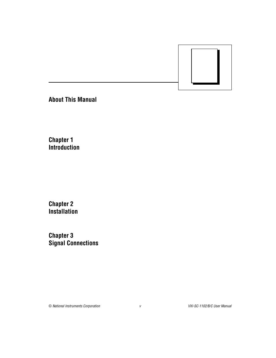 National Instruments VXI-SC-1102 User Manual | Page 4 / 57