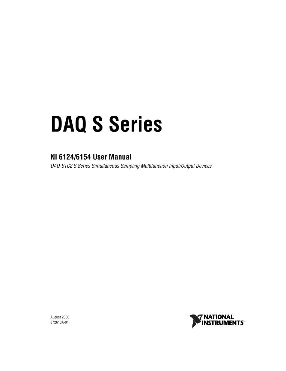 National Instruments Network Device DAQ S User Manual | 173 pages