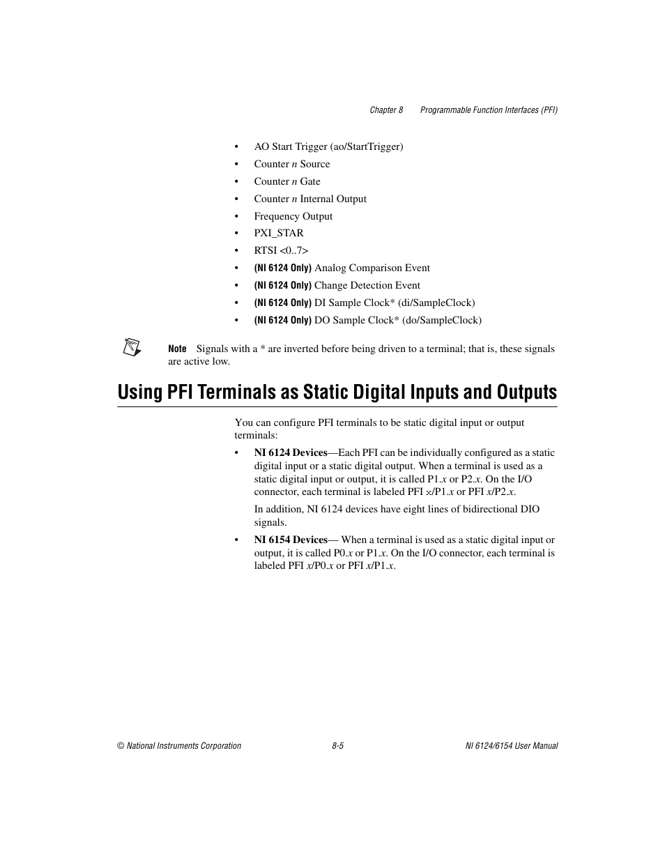 National Instruments Network Device DAQ S User Manual | Page 116 / 173