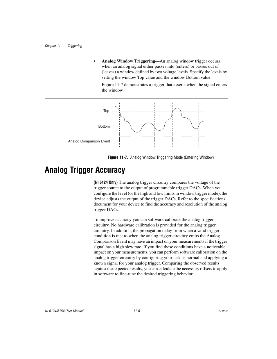 Analog trigger accuracy, Analog trigger accuracy -6 | National Instruments Network Device DAQ S User Manual | Page 138 / 173