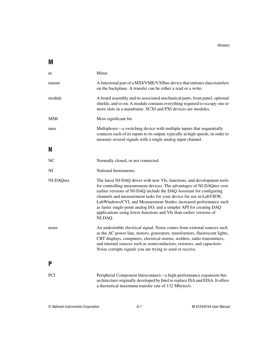 National Instruments Network Device DAQ S User Manual | Page 160 / 173