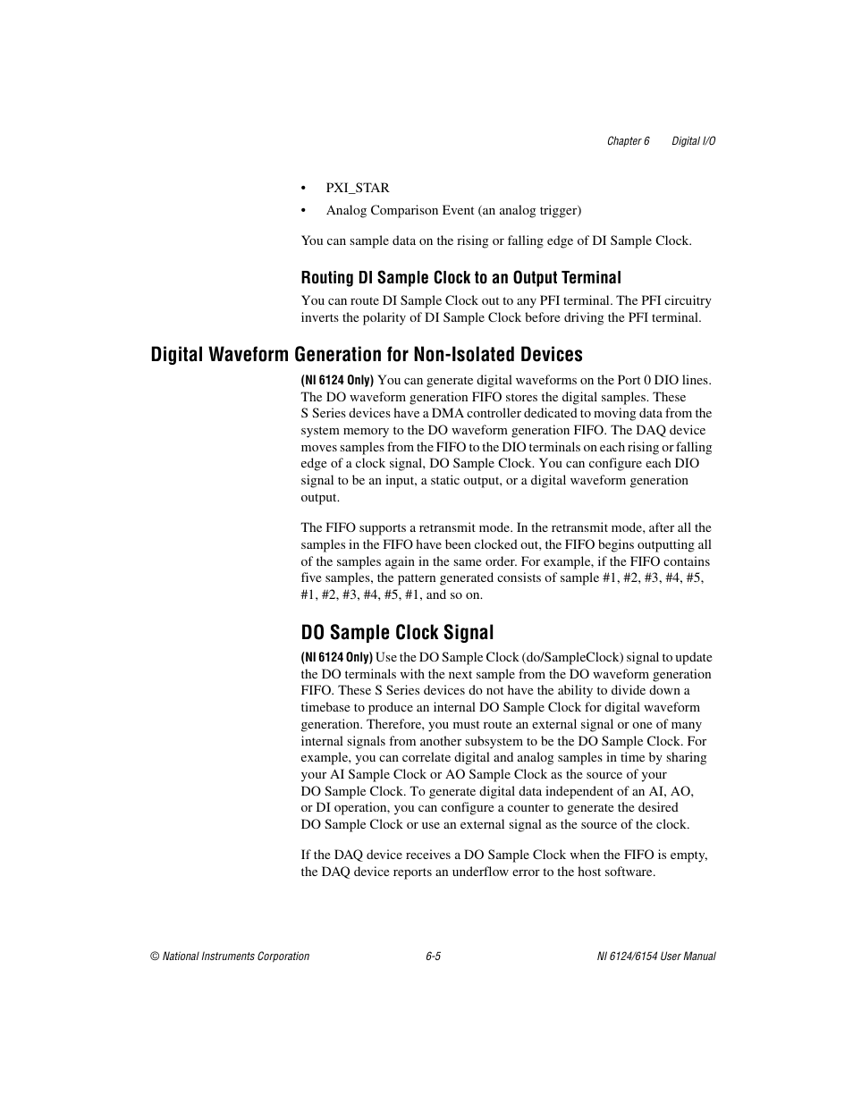 Do sample clock signal, Do sample clock signal -5 | National Instruments Network Device DAQ S User Manual | Page 64 / 173