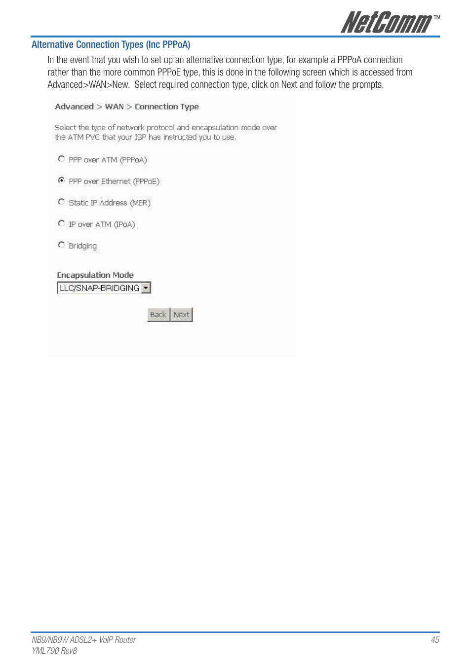 Netcom NB9 User Manual | Page 45 / 84