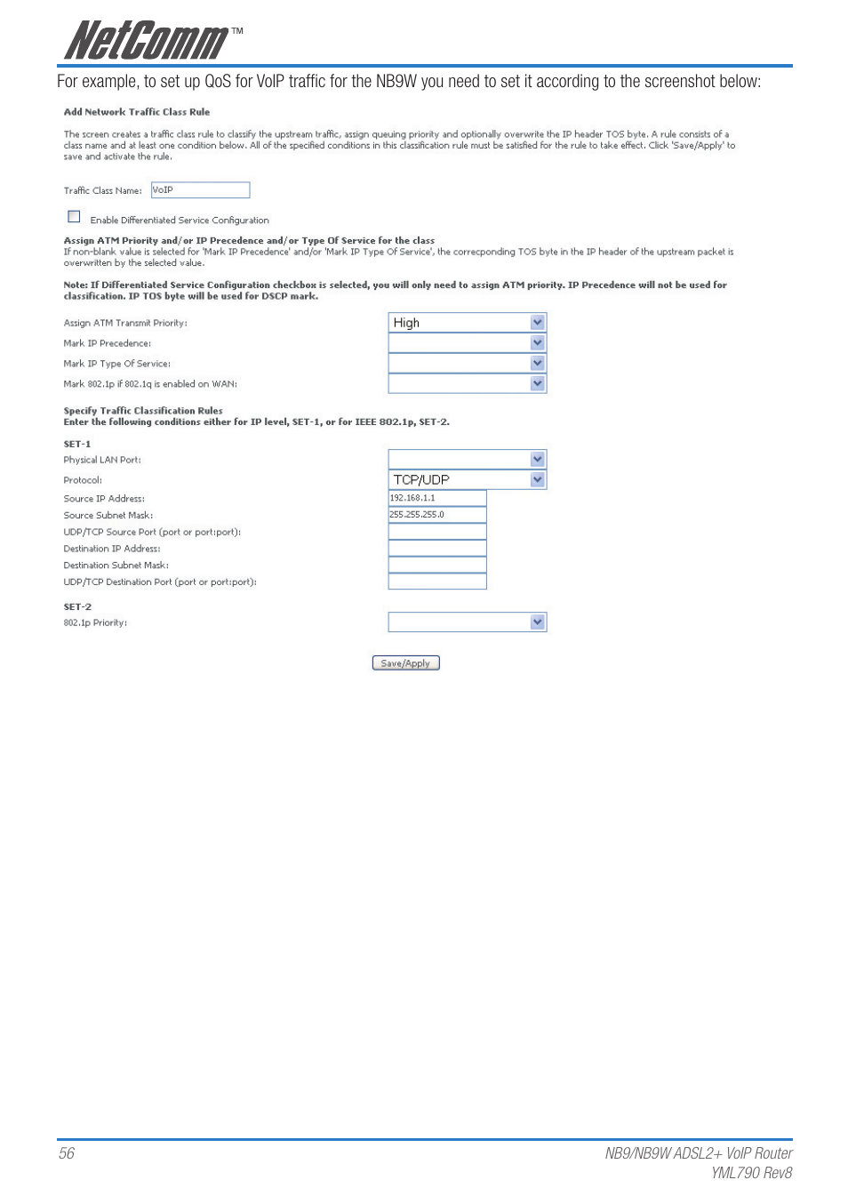 Netcom NB9 User Manual | Page 56 / 84