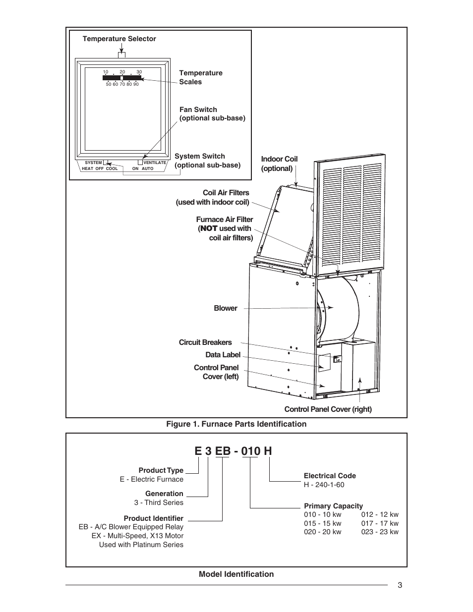 E 3 eb - 010 h | Nordyne E3 Series User Manual | Page 3 / 32