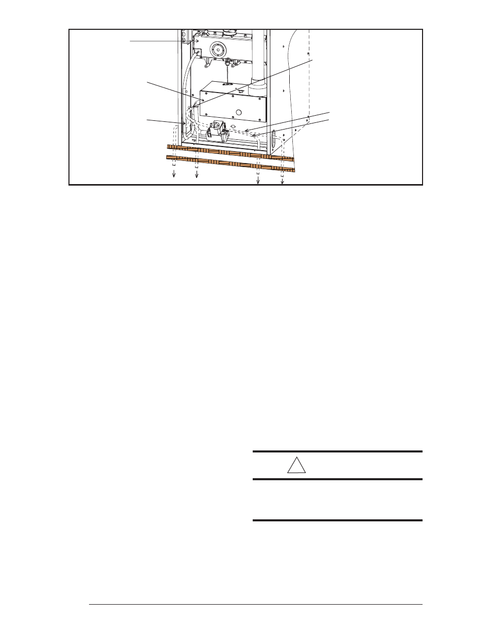 Caution, Gas supply and piping | Nordyne Downflow Condensing Furnace M3RL User Manual | Page 20 / 36