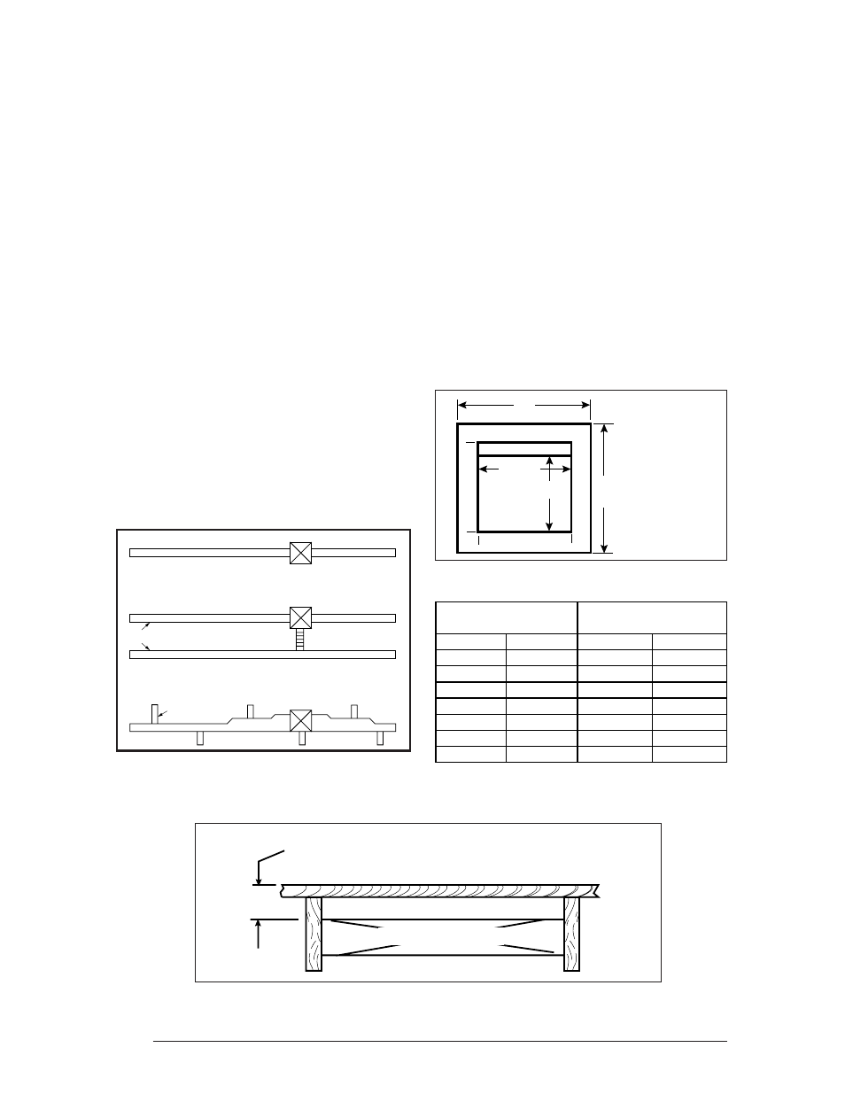 Top view of duct connector, Return air provisions | Nordyne Downflow Condensing Furnace M3RL User Manual | Page 8 / 36