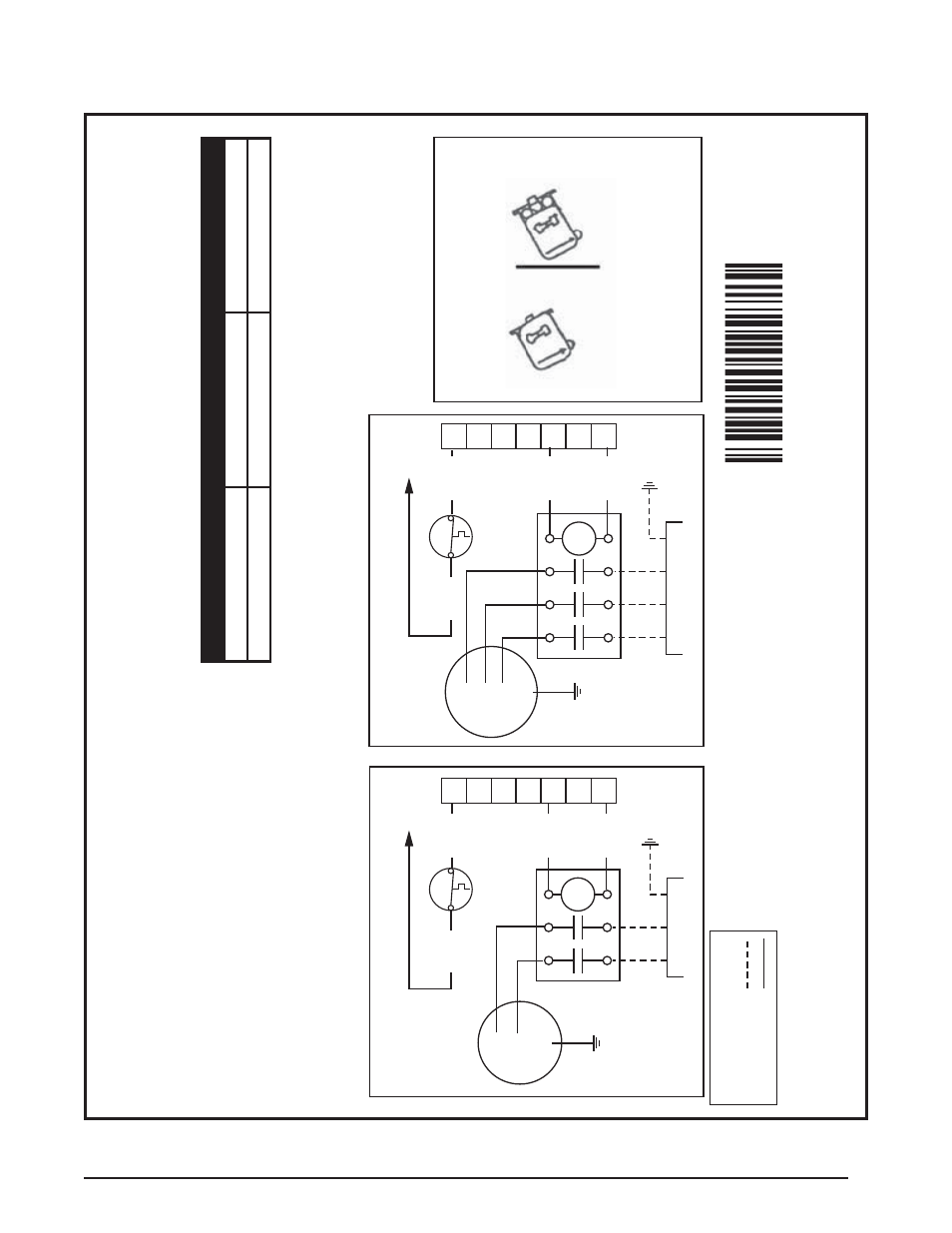 Electrical configurations, Single phase three phase, Electrical information | Nordyne Light Commercial Air Handler B5SM -090 User Manual | Page 13 / 16