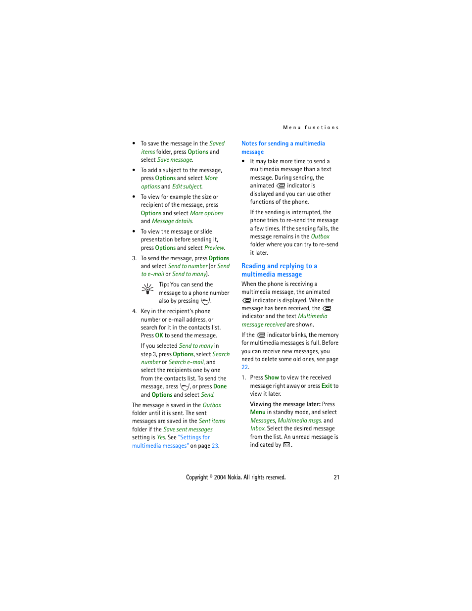Nokia 3200 User Manual | Page 32 / 73