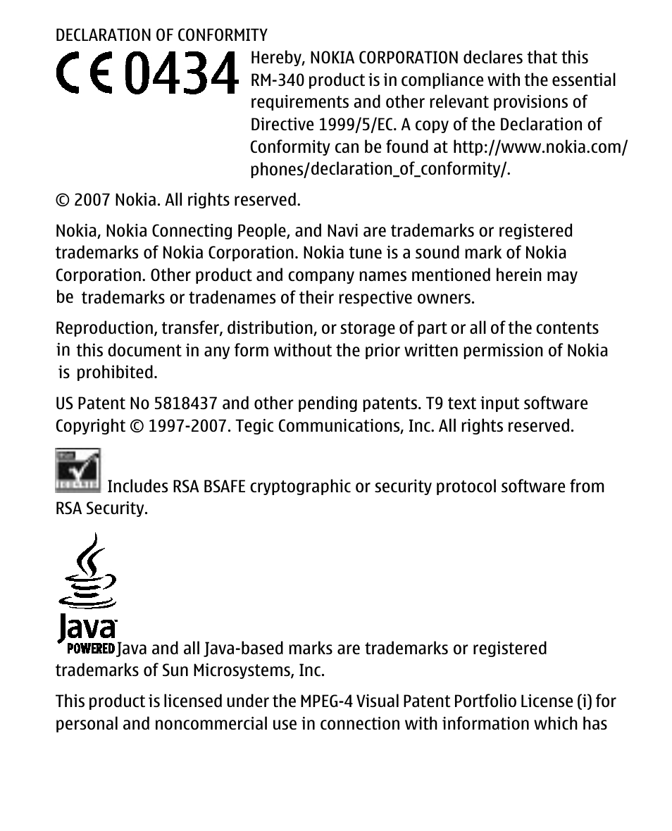 Nokia 2600 User Manual | Page 2 / 66