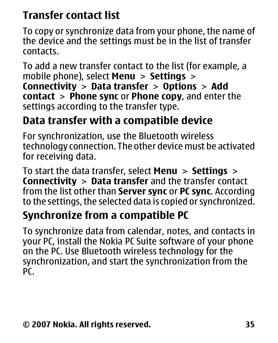 Nokia 2600 User Manual | Page 36 / 66