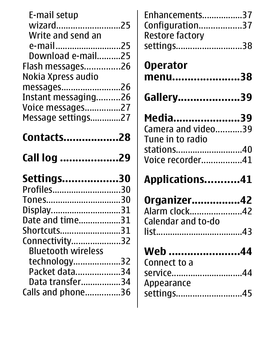 Nokia 2600 User Manual | Page 6 / 66