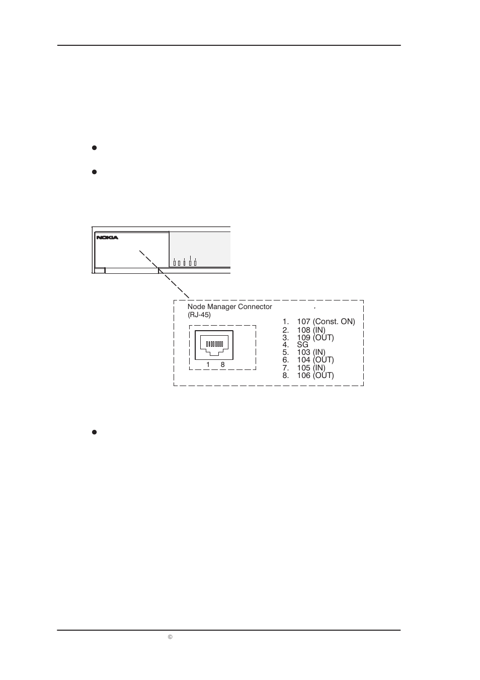 Draft, Nokia m10 user’s manual, Figure 4-3 location of the console port | Nokia M10 User Manual | Page 32 / 162