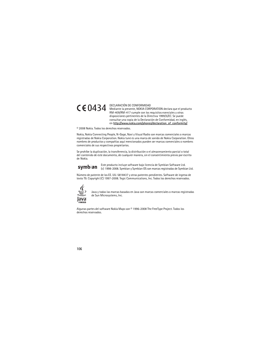 Nokia XPRESSMUSIC 5320 User Manual | Page 107 / 217