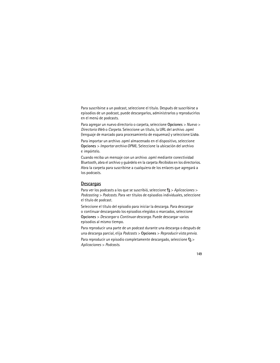 Nokia XPRESSMUSIC 5320 User Manual | Page 150 / 217