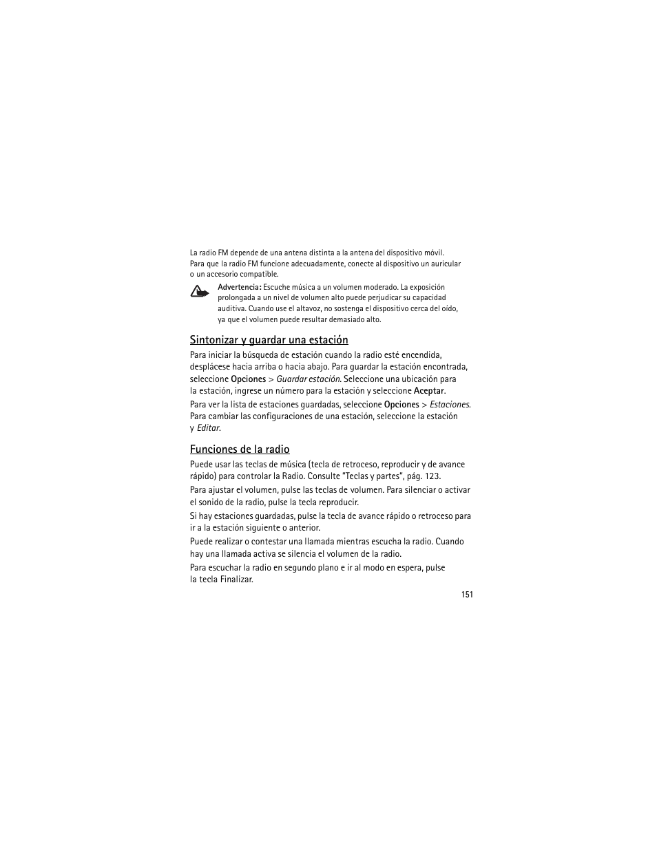 Nokia XPRESSMUSIC 5320 User Manual | Page 152 / 217
