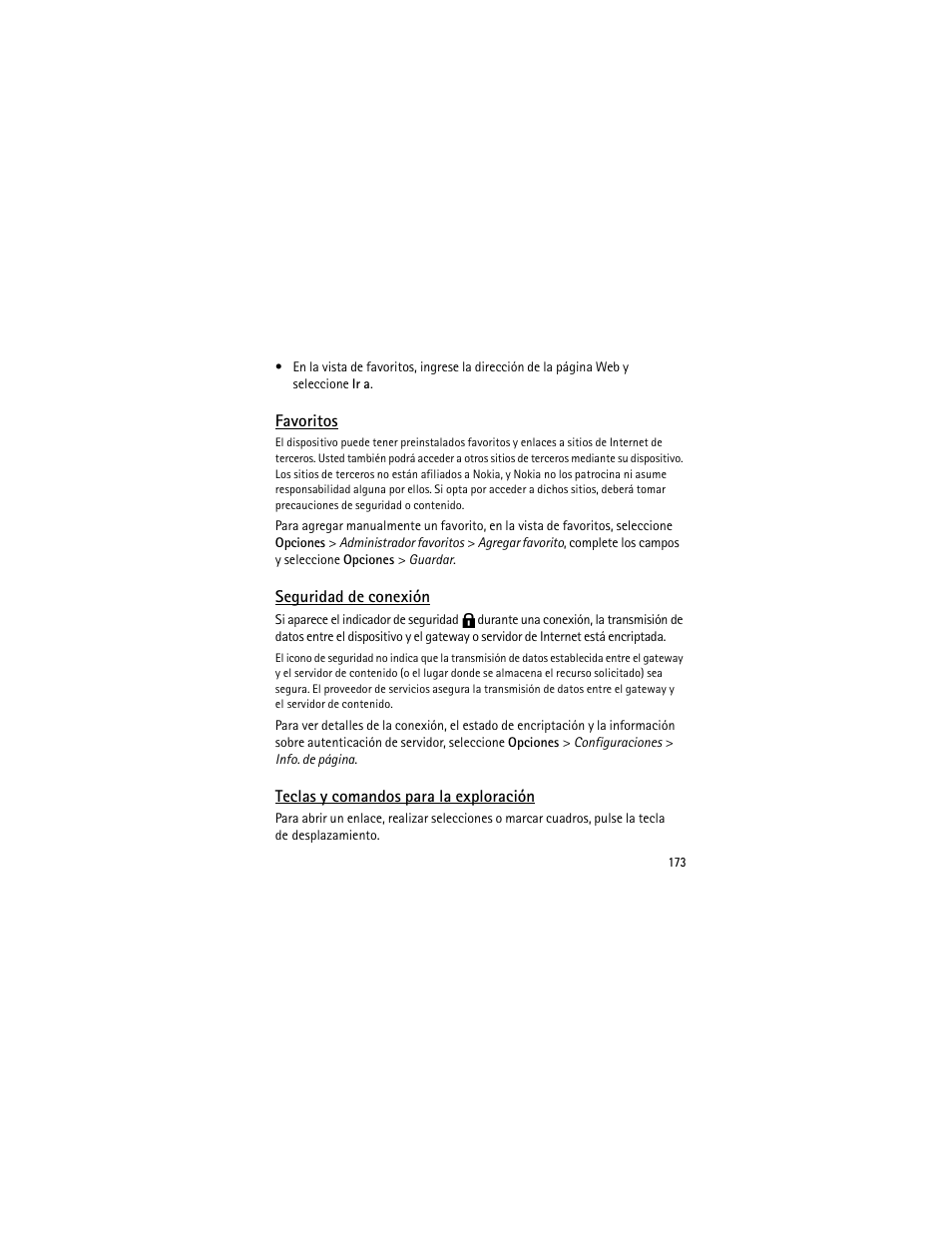 Nokia XPRESSMUSIC 5320 User Manual | Page 174 / 217