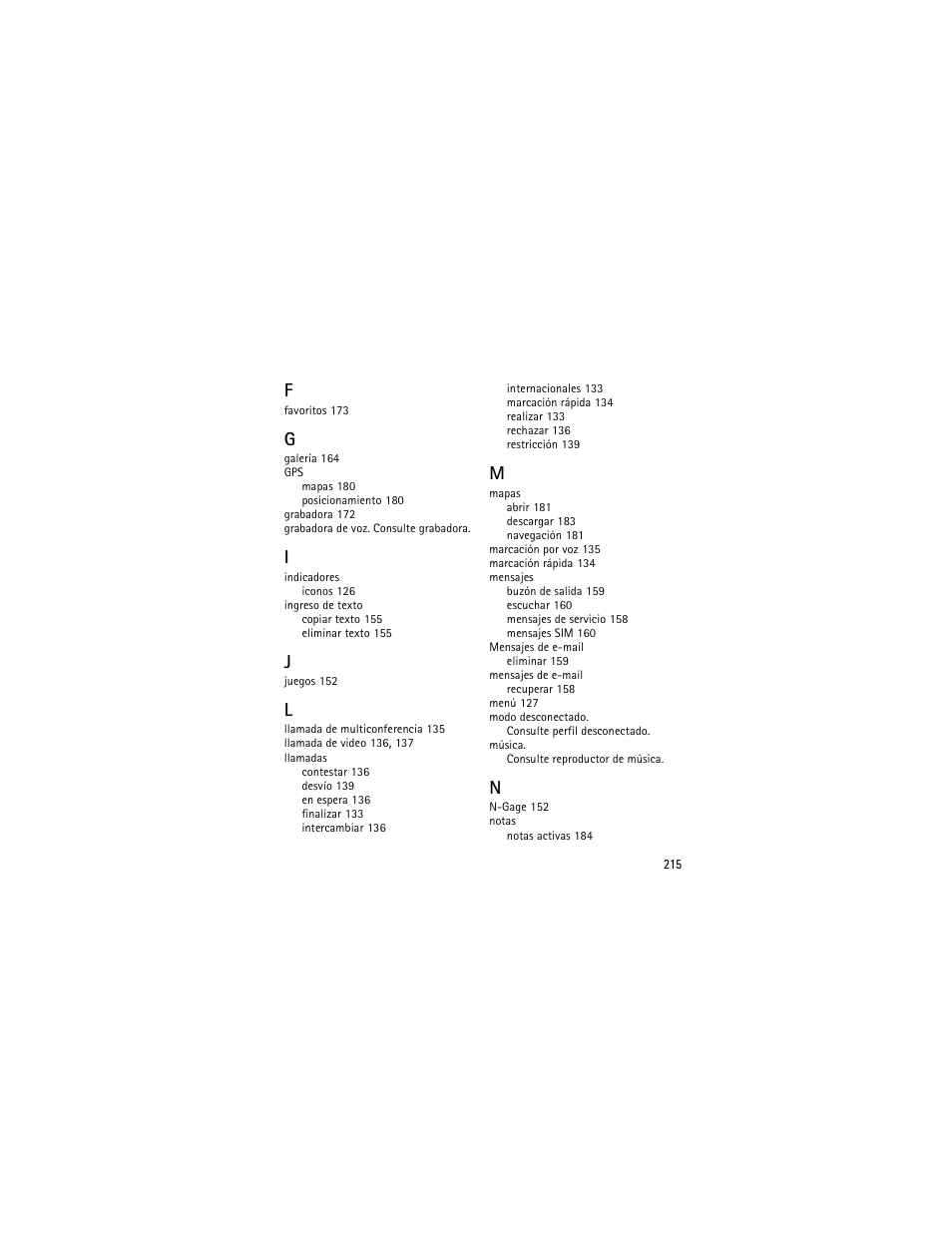 Nokia XPRESSMUSIC 5320 User Manual | Page 216 / 217
