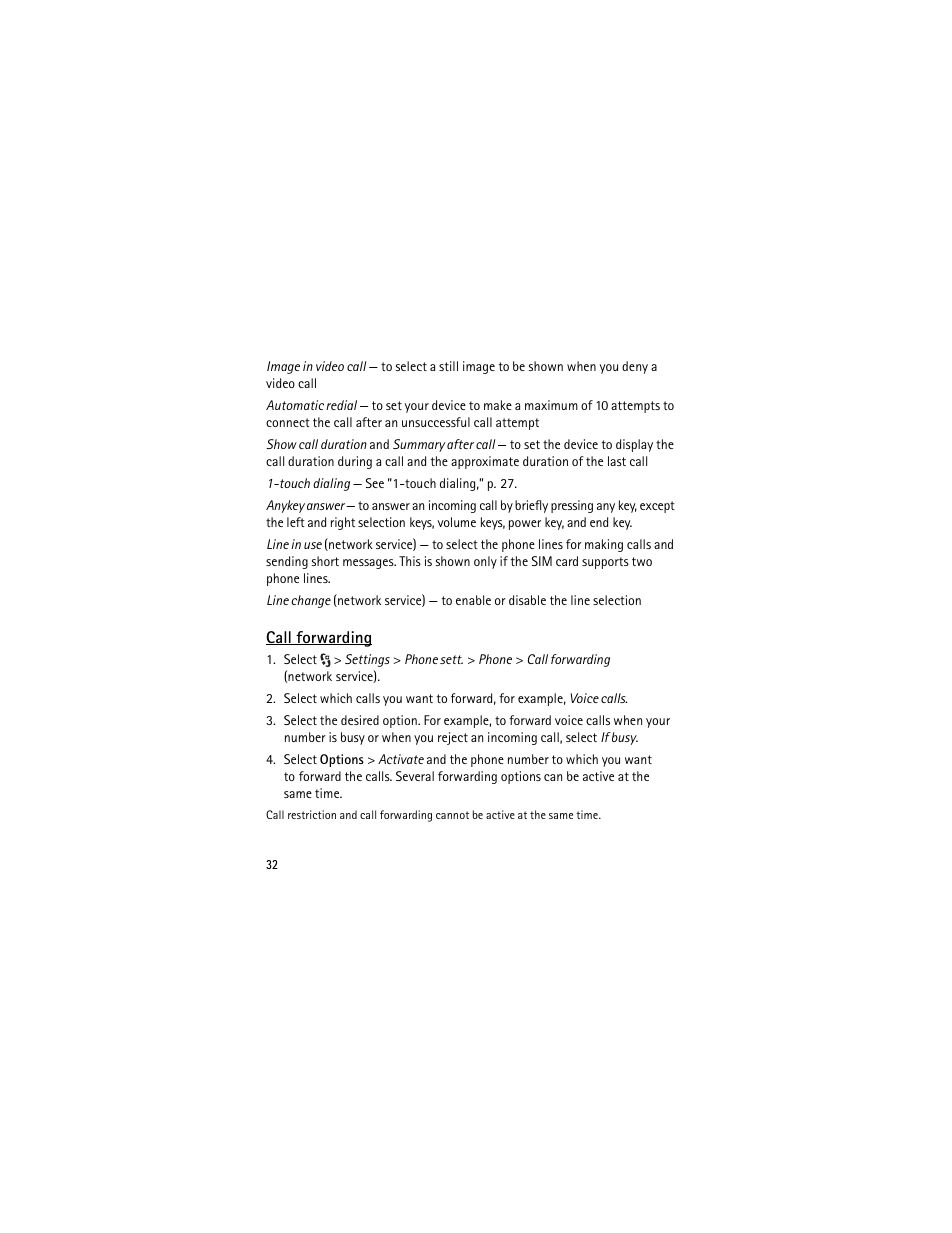 Nokia XPRESSMUSIC 5320 User Manual | Page 33 / 217