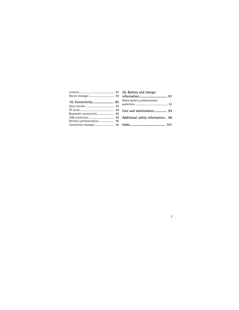 Nokia XPRESSMUSIC 5320 User Manual | Page 8 / 217