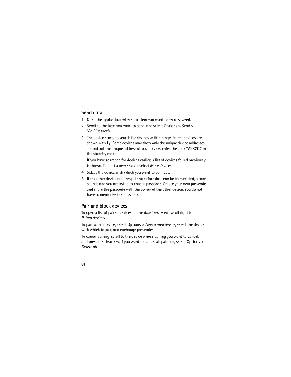 Nokia XPRESSMUSIC 5320 User Manual | Page 89 / 217