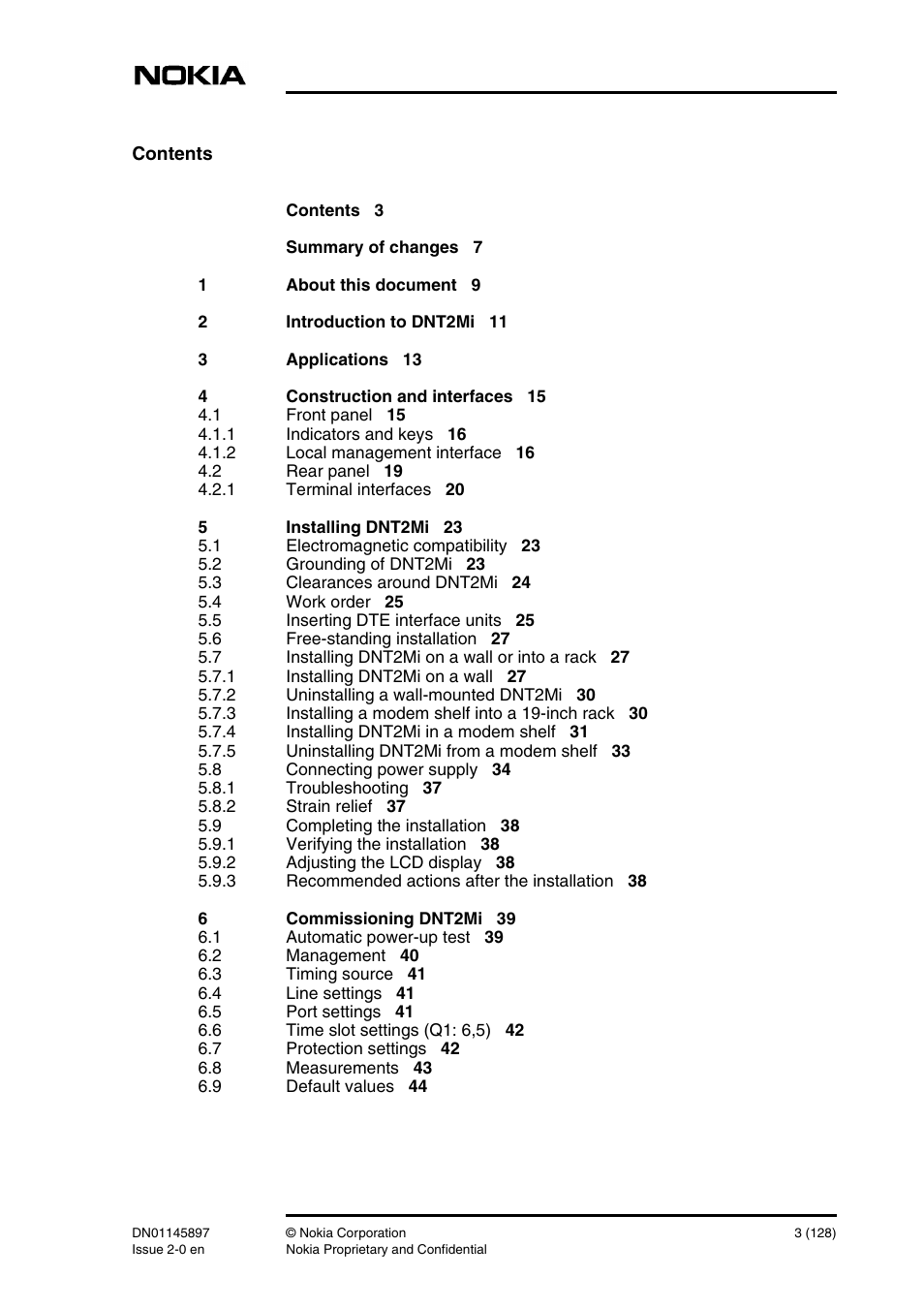 Nokia DNT2Mi sp/mp User Manual | Page 3 / 128
