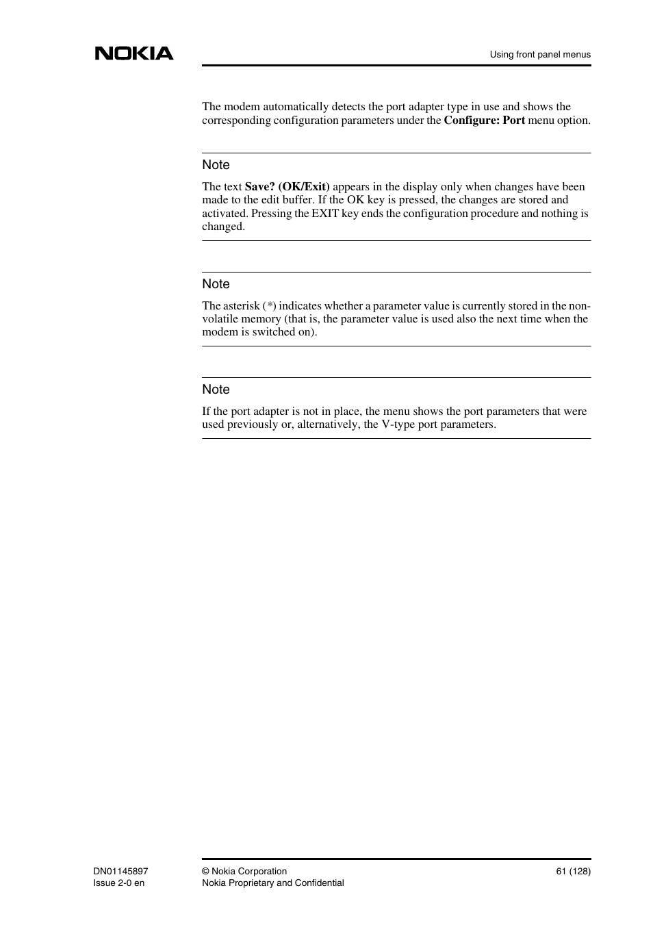 Nokia DNT2Mi sp/mp User Manual | Page 61 / 128