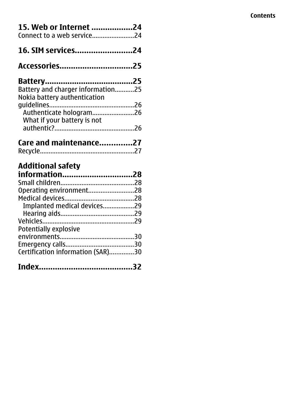 Nokia 2330 Classic User Manual | Page 5 / 33
