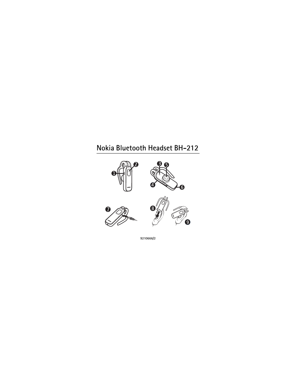 Nokia BLUETOOTH HEADSET BH-212 User Manual | 48 pages