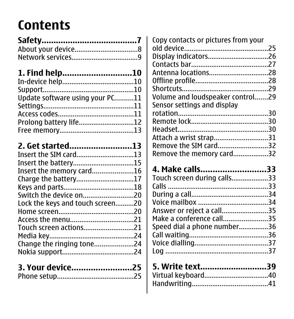 Nokia 5228 User Manual | Page 4 / 129