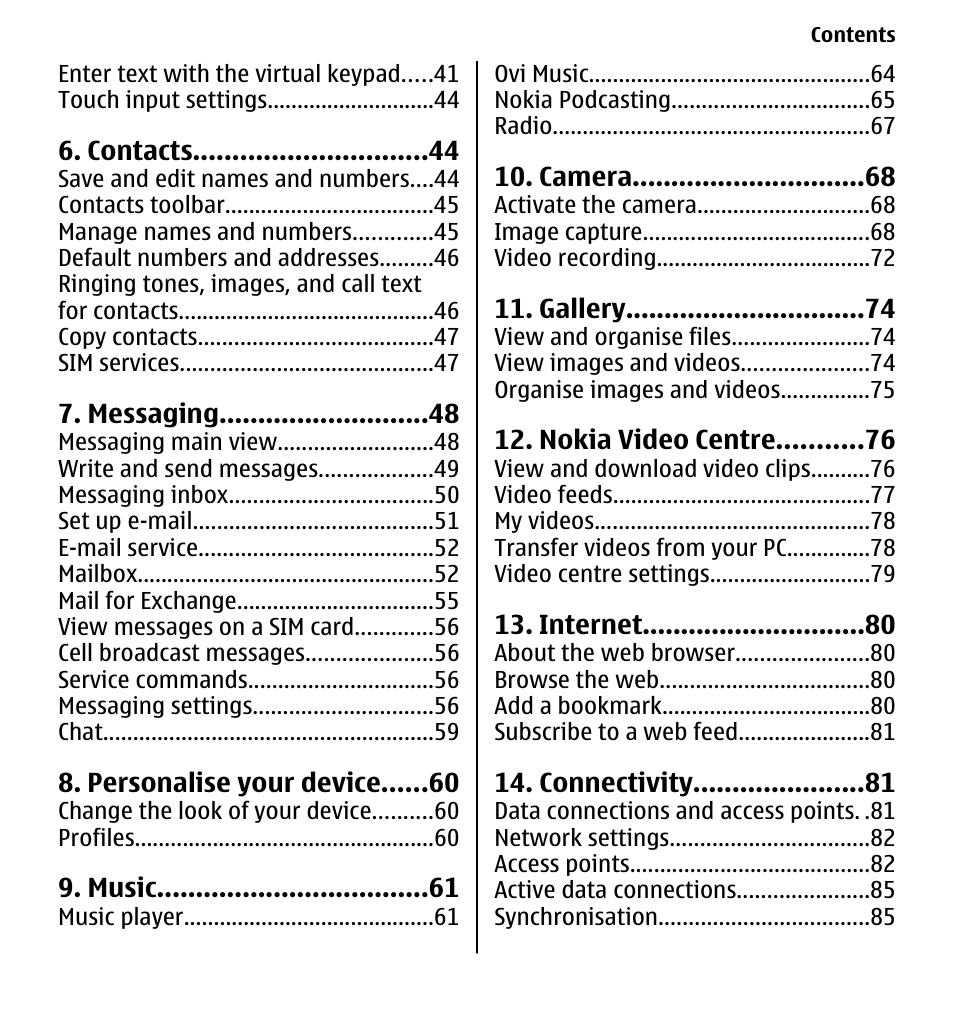 Nokia 5228 User Manual | Page 5 / 129