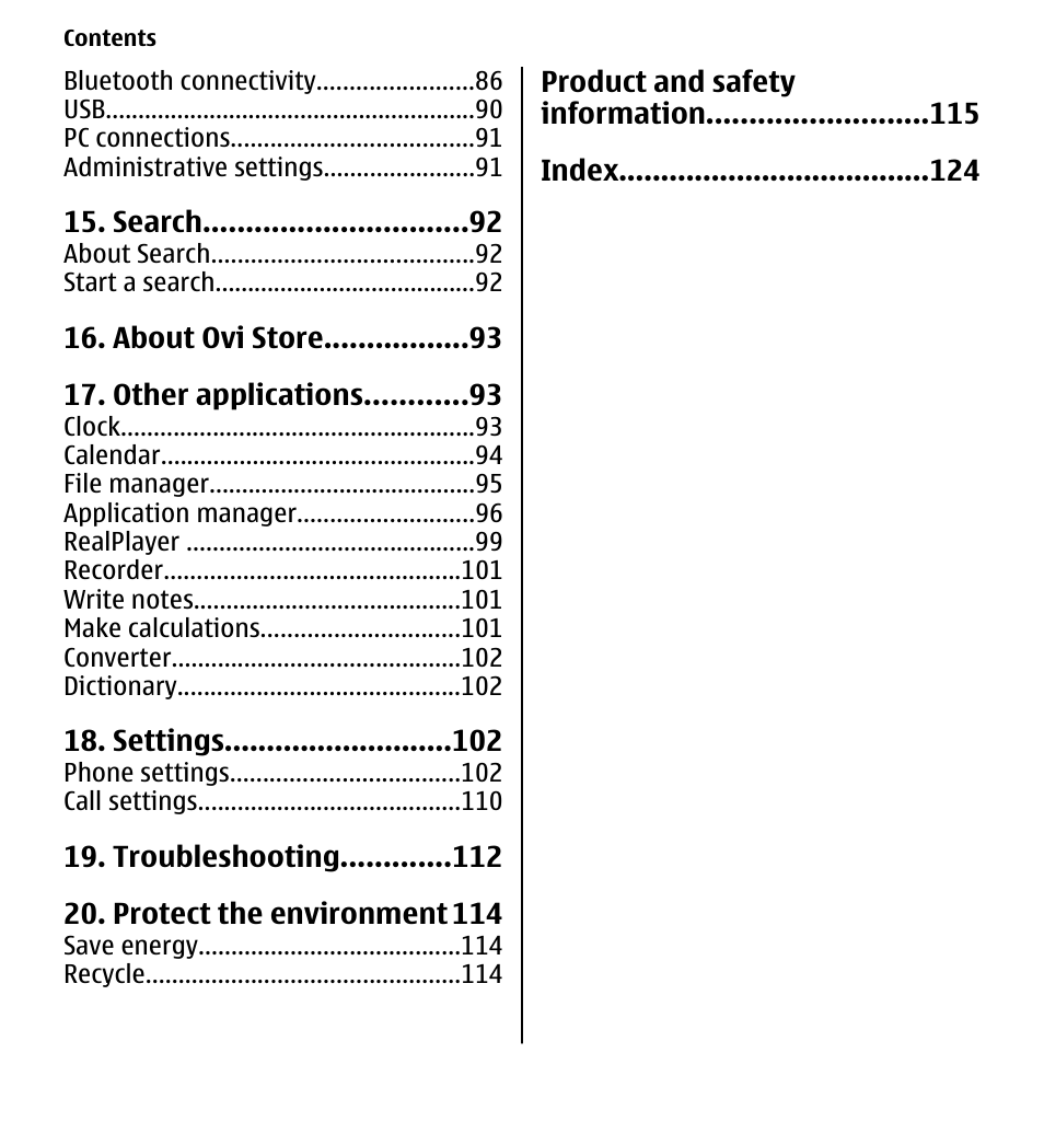 Nokia 5228 User Manual | Page 6 / 129