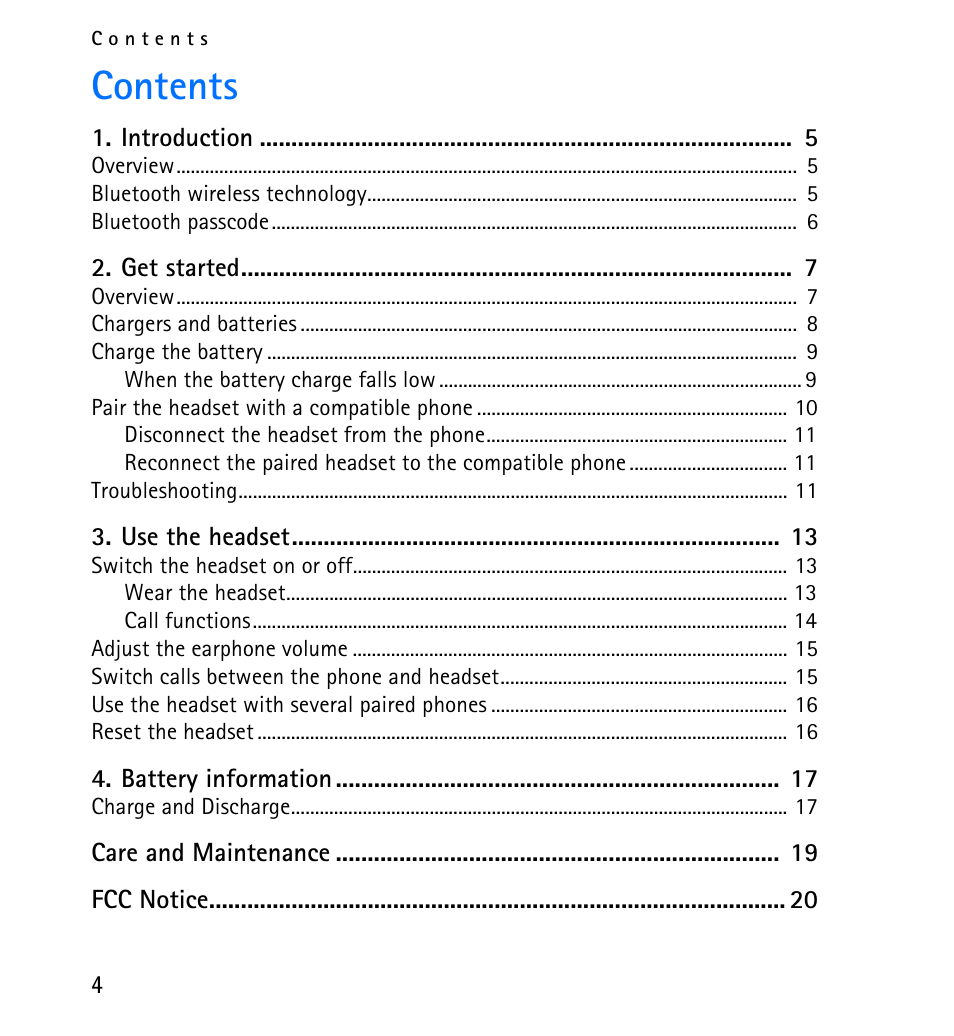 Nokia 9232254 User Manual | Page 4 / 86