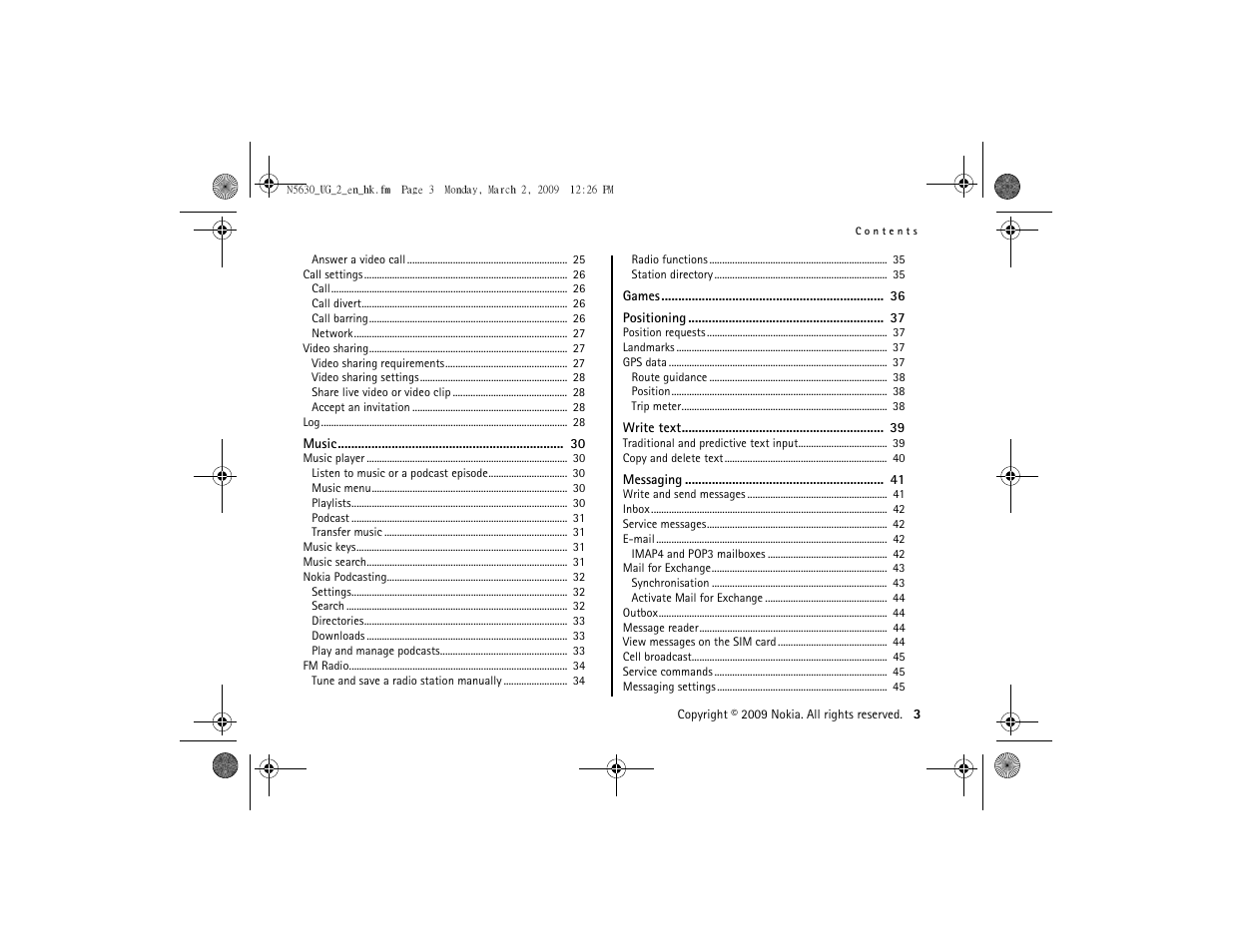 Nokia 5630 User Manual | Page 4 / 87