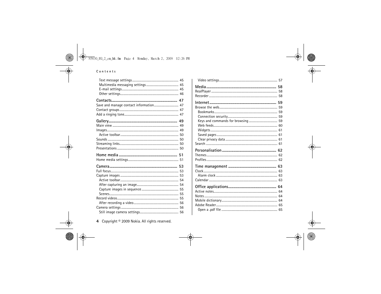 Nokia 5630 User Manual | Page 5 / 87