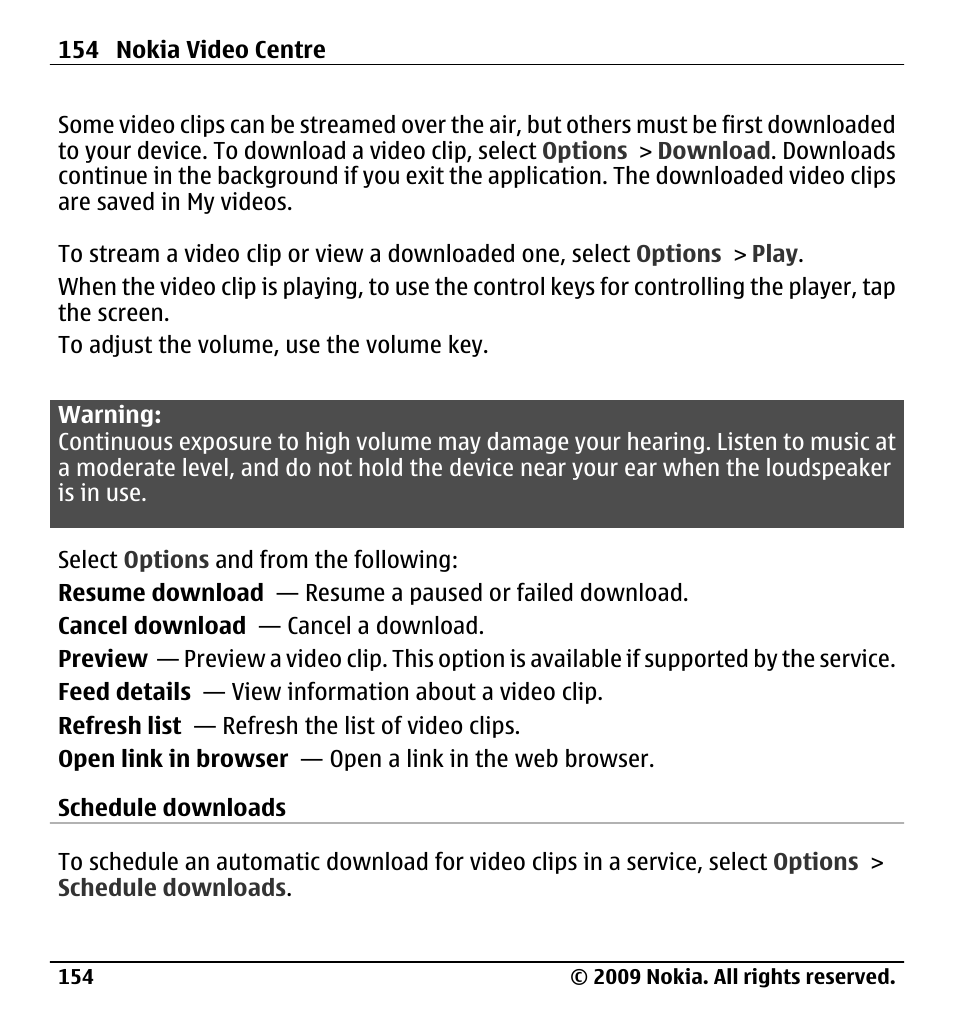 Nokia X6-00 User Manual | Page 154 / 213