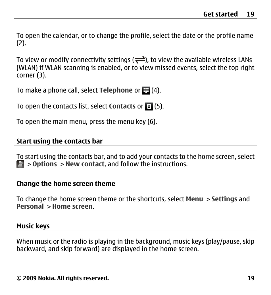 Nokia X6-00 User Manual | Page 19 / 213