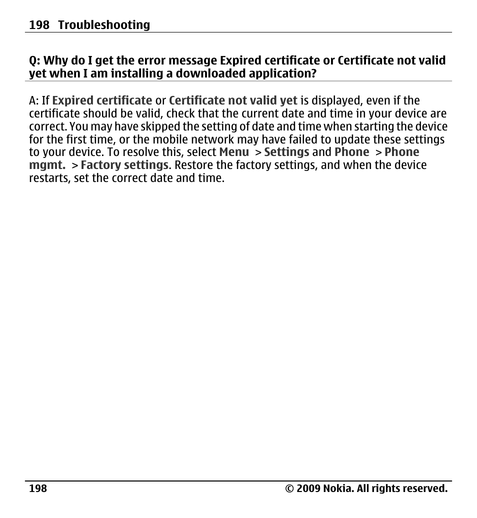 Nokia X6-00 User Manual | Page 198 / 213