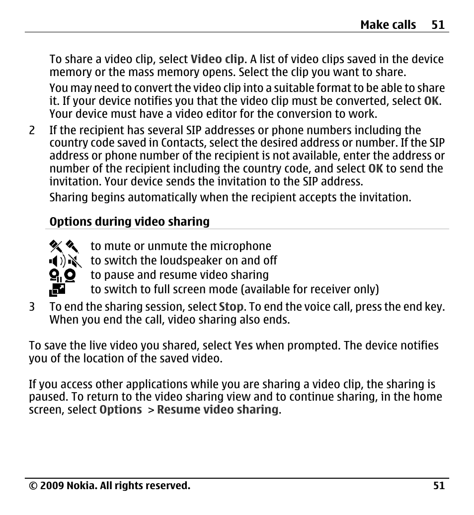 Nokia X6-00 User Manual | Page 51 / 213