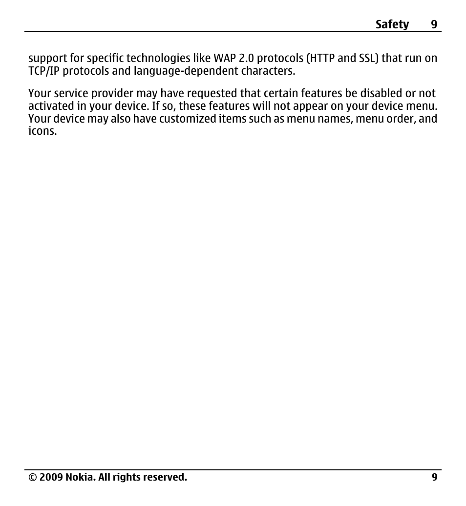 Nokia X6-00 User Manual | Page 9 / 213