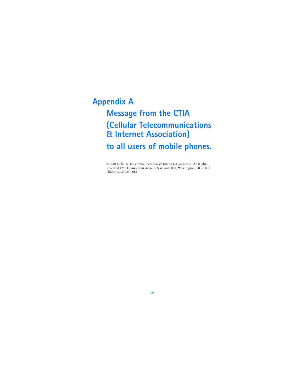 Appendix a | Nokia 3120b User Manual | Page 118 / 131
