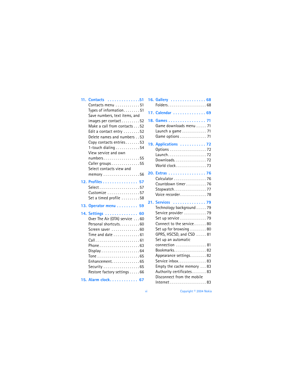 Nokia 3120b User Manual | Page 7 / 131